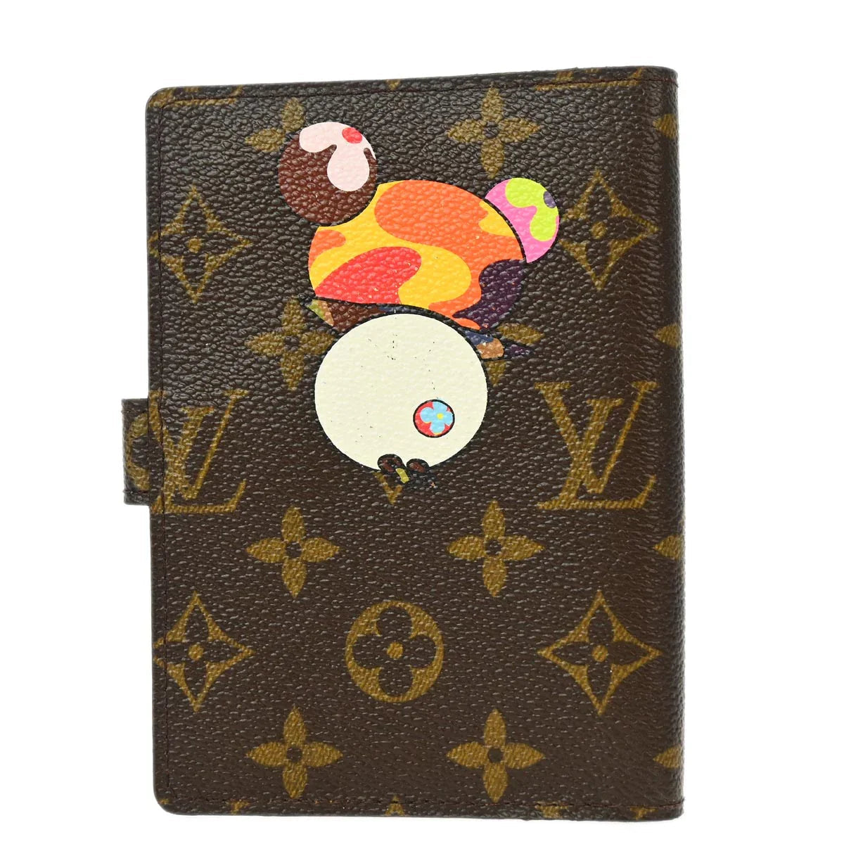 Louis Vuitton 2004 Monogram Panda Agenda PM Note Book Cover Small Good Fashion Accessory