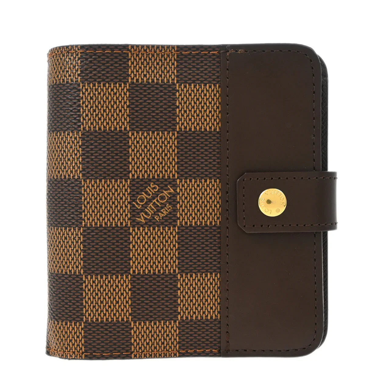 Louis Vuitton 2005 Damier Compact Zip Wallet Style 2