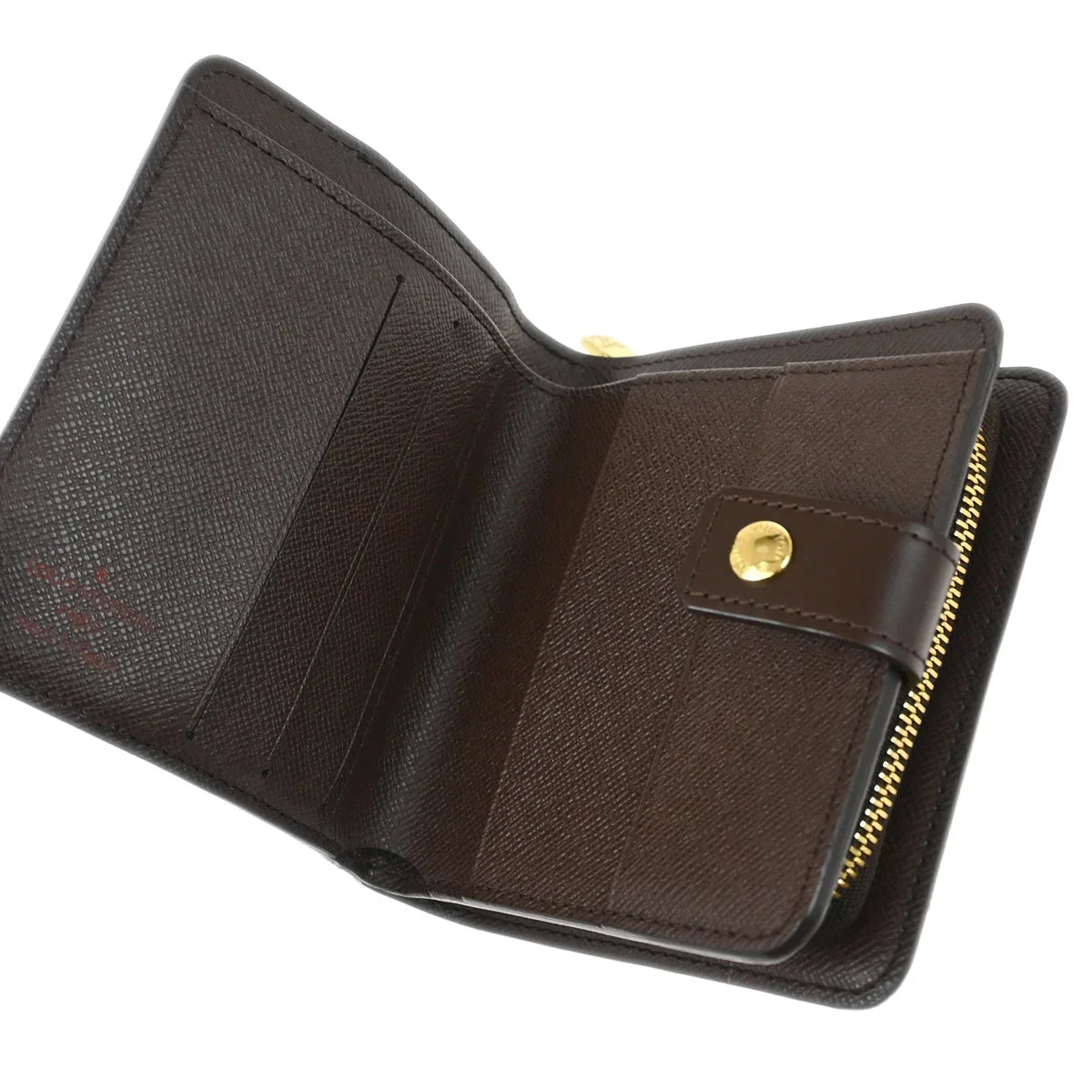 Louis Vuitton 2005 Damier Compact Zip Wallet Style 2