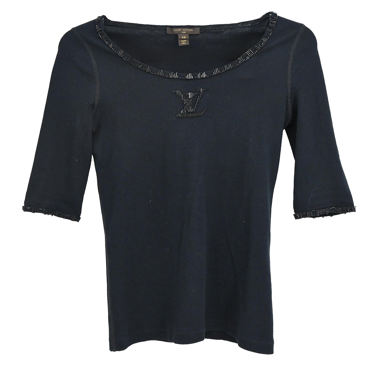 Louis Vuitton 2011 Short Sleeve Top Black #XS Fashion Accessory