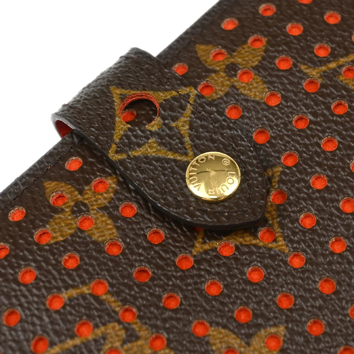 Louis Vuitton 2006 Monogram Perfo Compact Zip Wallet