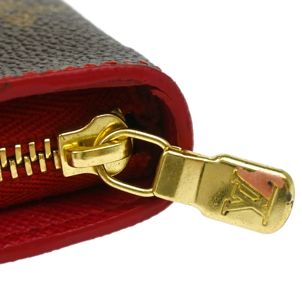 Louis Vuitton 2005 Monogram Cherry Porte Monnaie Zip Wallet