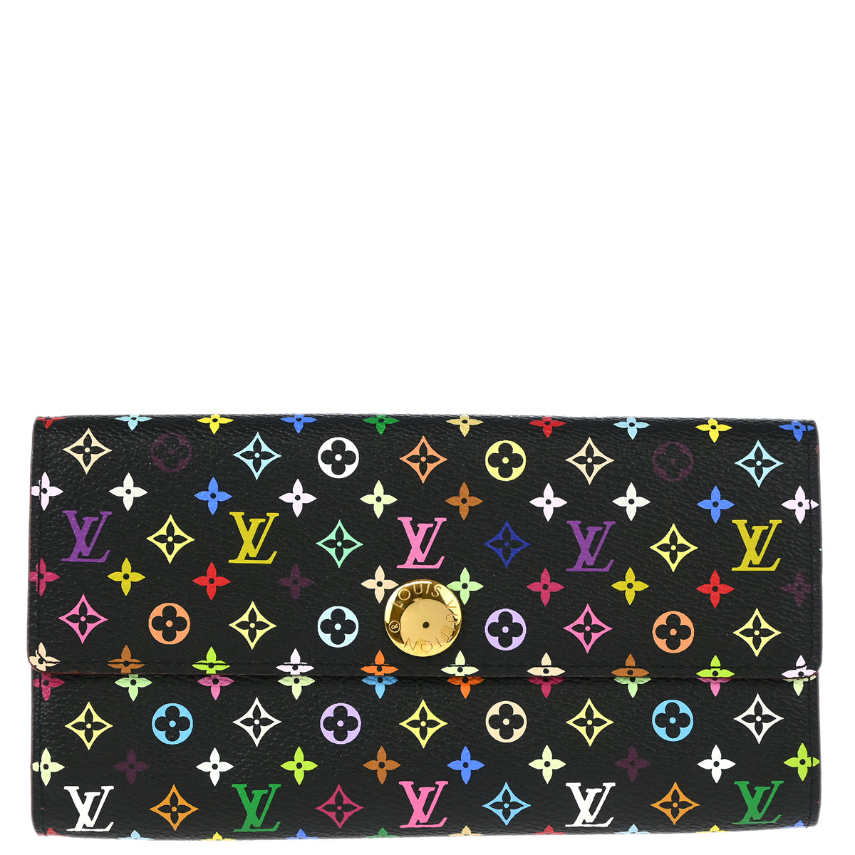 Louis Vuitton 2010 Multicolor Portefeuille Sarah Wallet