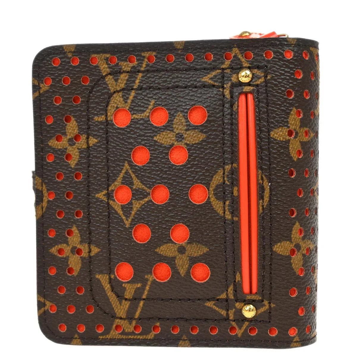 Louis Vuitton 2006 Monogram Perfo Compact Zip Wallet Style 2