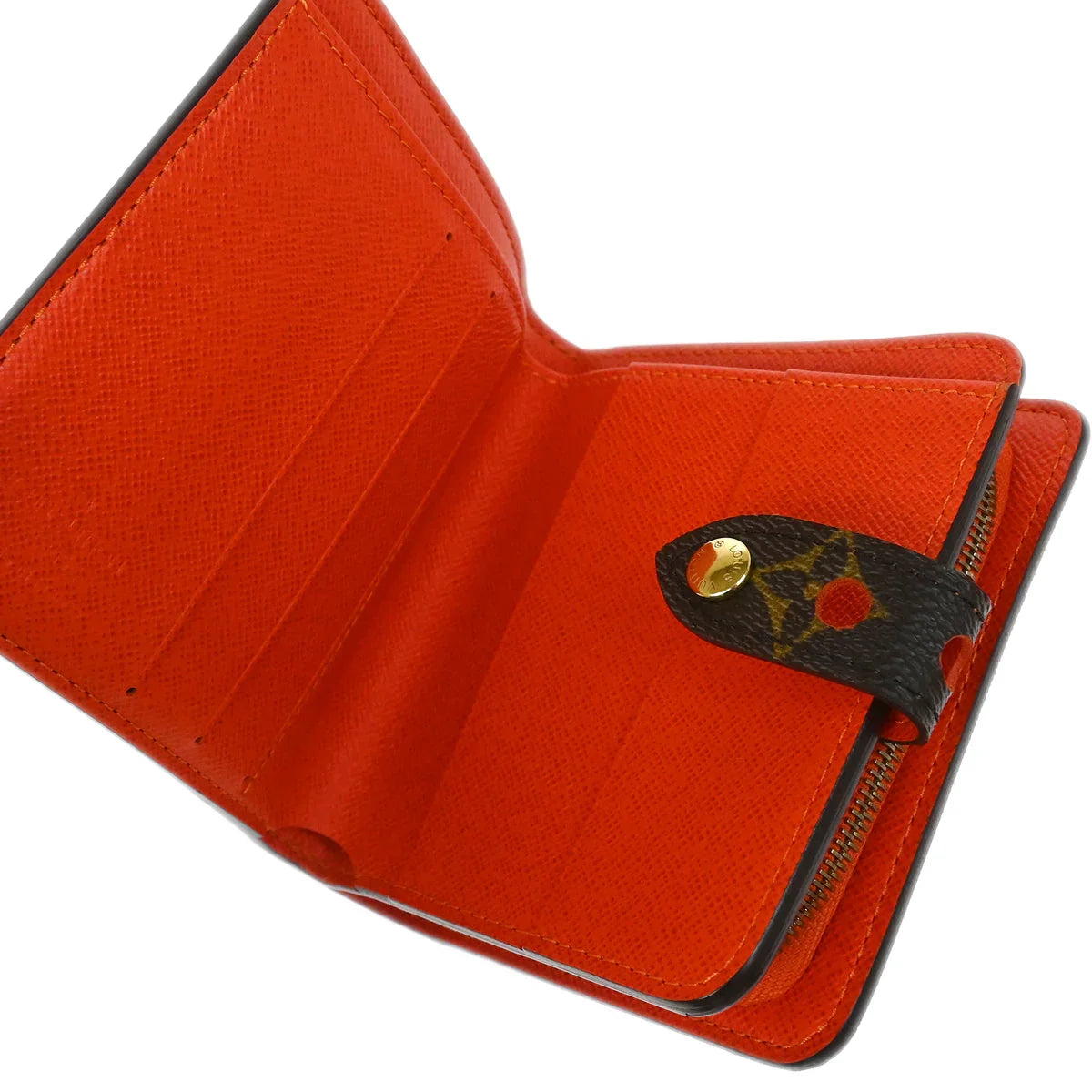 Louis Vuitton 2006 Monogram Perfo Compact Zip Wallet Style 2