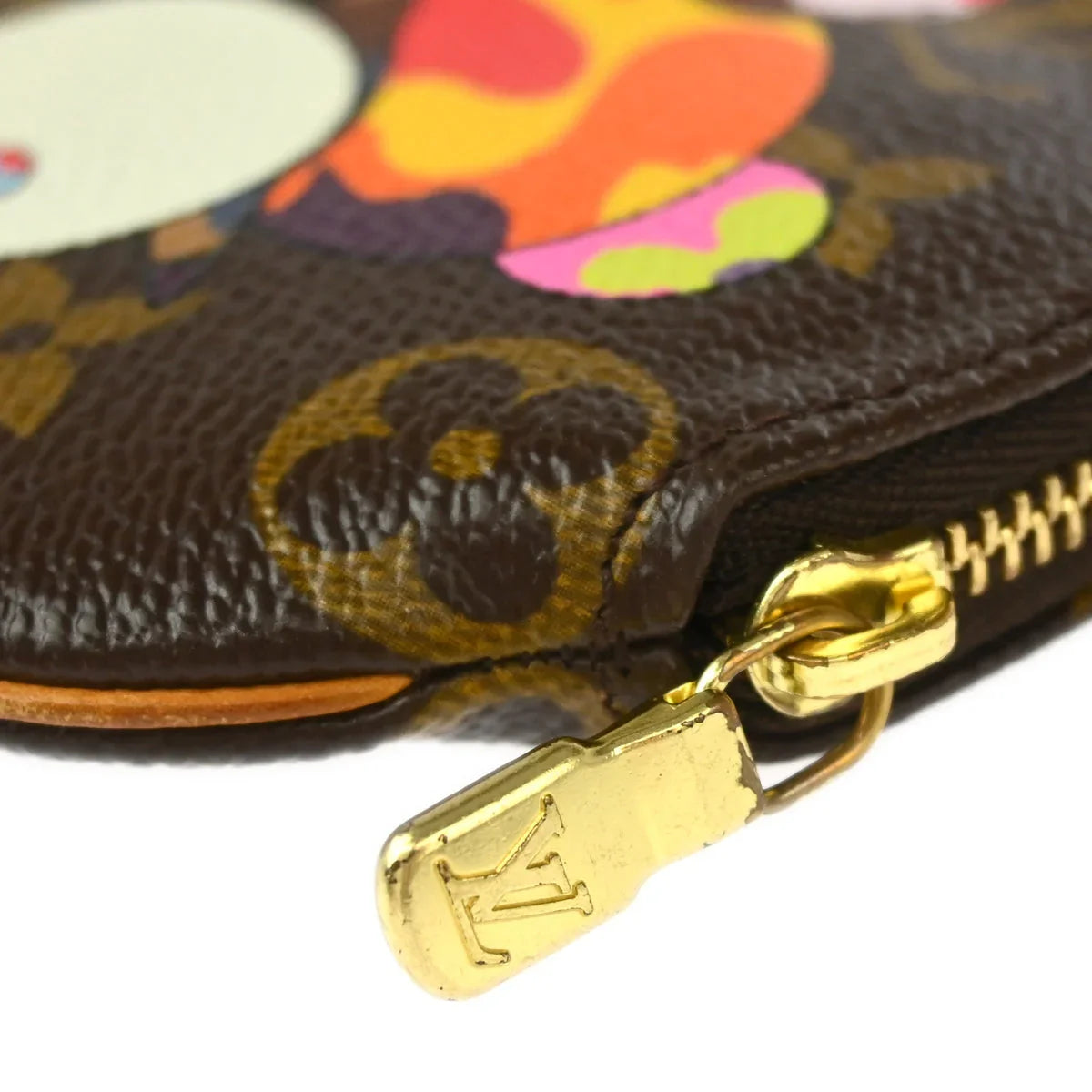 Louis Vuitton 2004 Monogram Panda Porte Monnaie Rond Coin Wallet