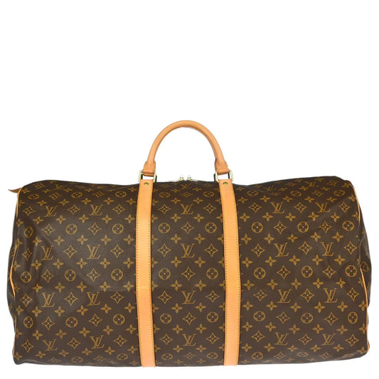 Louis Vuitton 2002 Monogram Keepall 60 Duffle Handbag