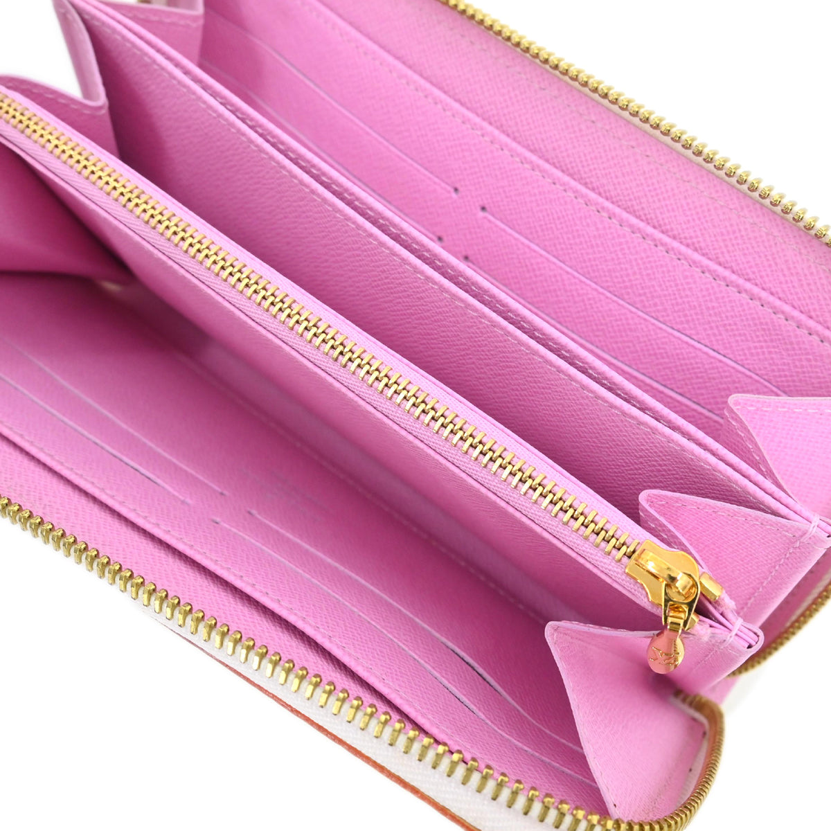 Louis Vuitton 2010 White Multicolor Zippy Wallet