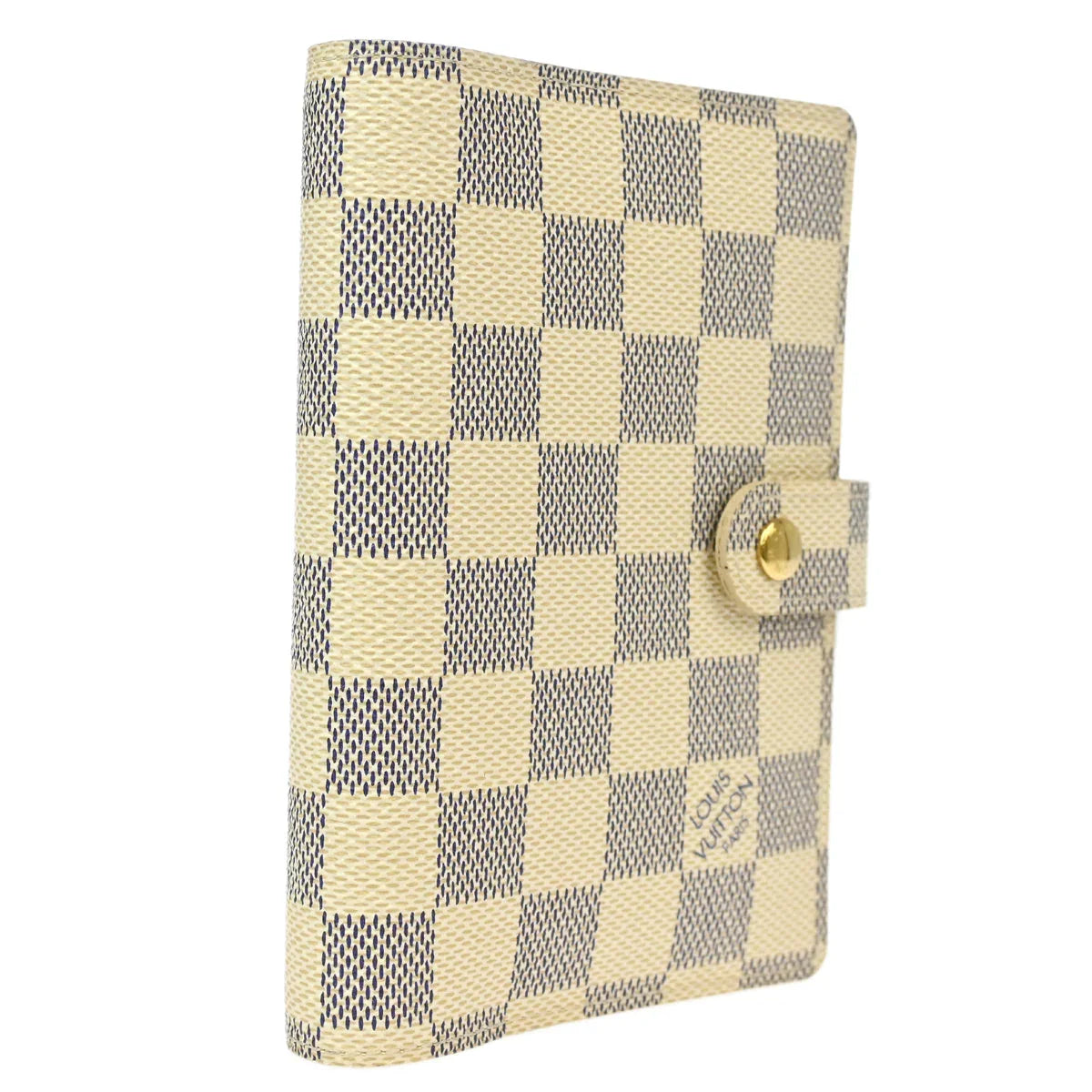 Louis Vuitton 2009 Damier Azur Agenda PM Note Book Cover Fashion Accessory