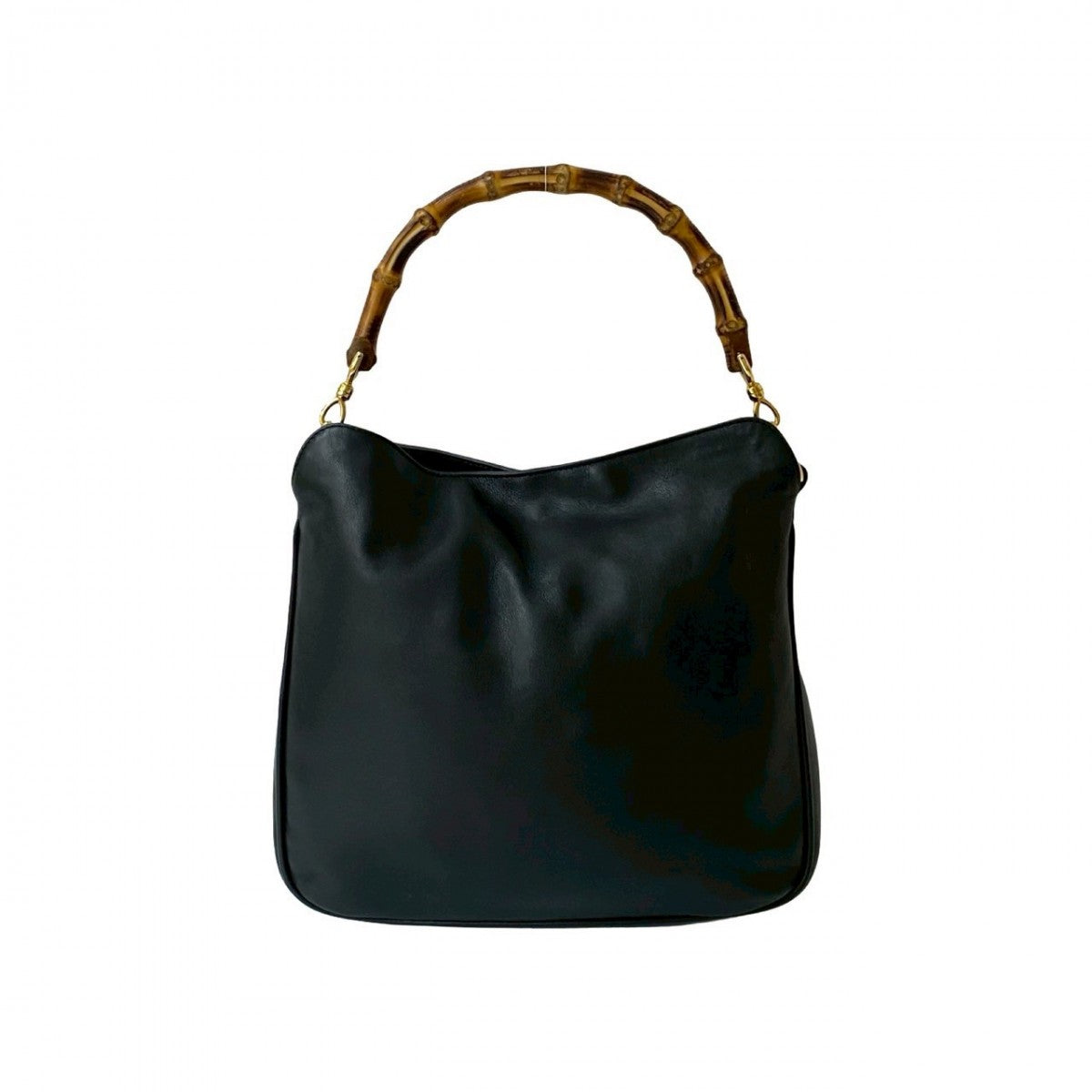 Gucci Bamboo Leather Black Handbag 20250514Kml834 10