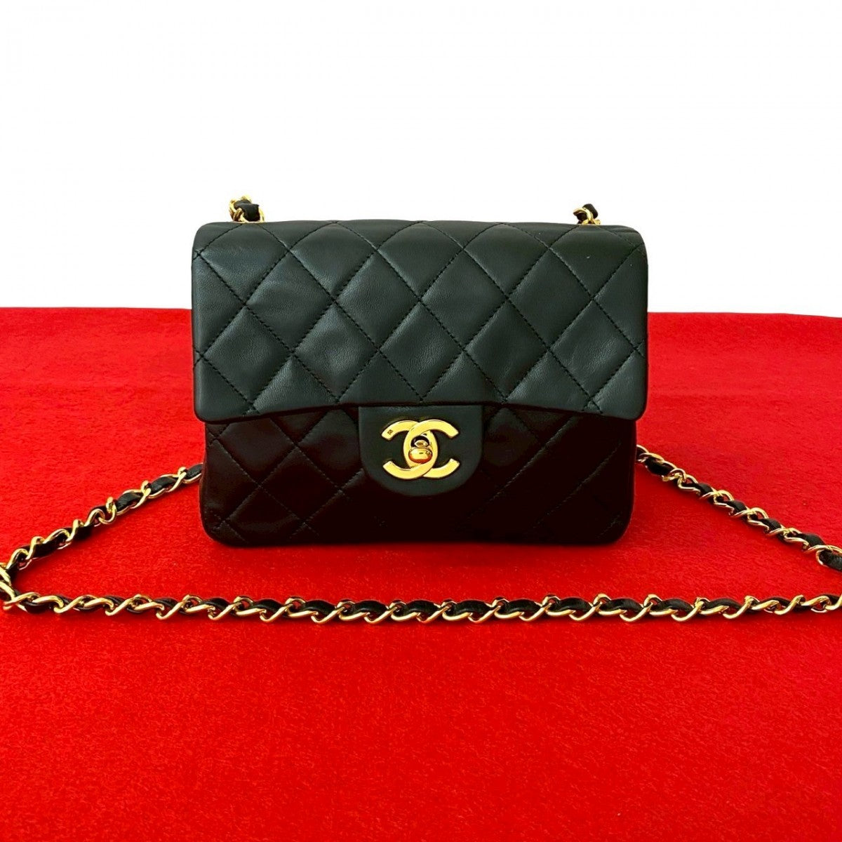 Chanel lambskin COCO Mark Matrasse Black Shoulder Bag 20250515Jpl302 9