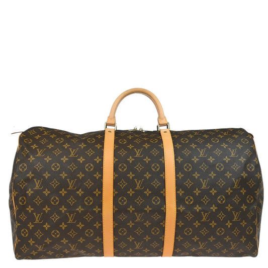 Louis Vuitton 1996 Monogram Keepall 60 Duffle Handbag