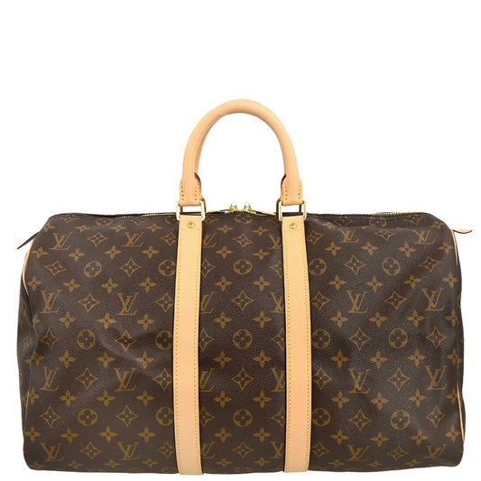 Louis Vuitton 2019 Monogram Keepall 45 Travel Duffle Handbag