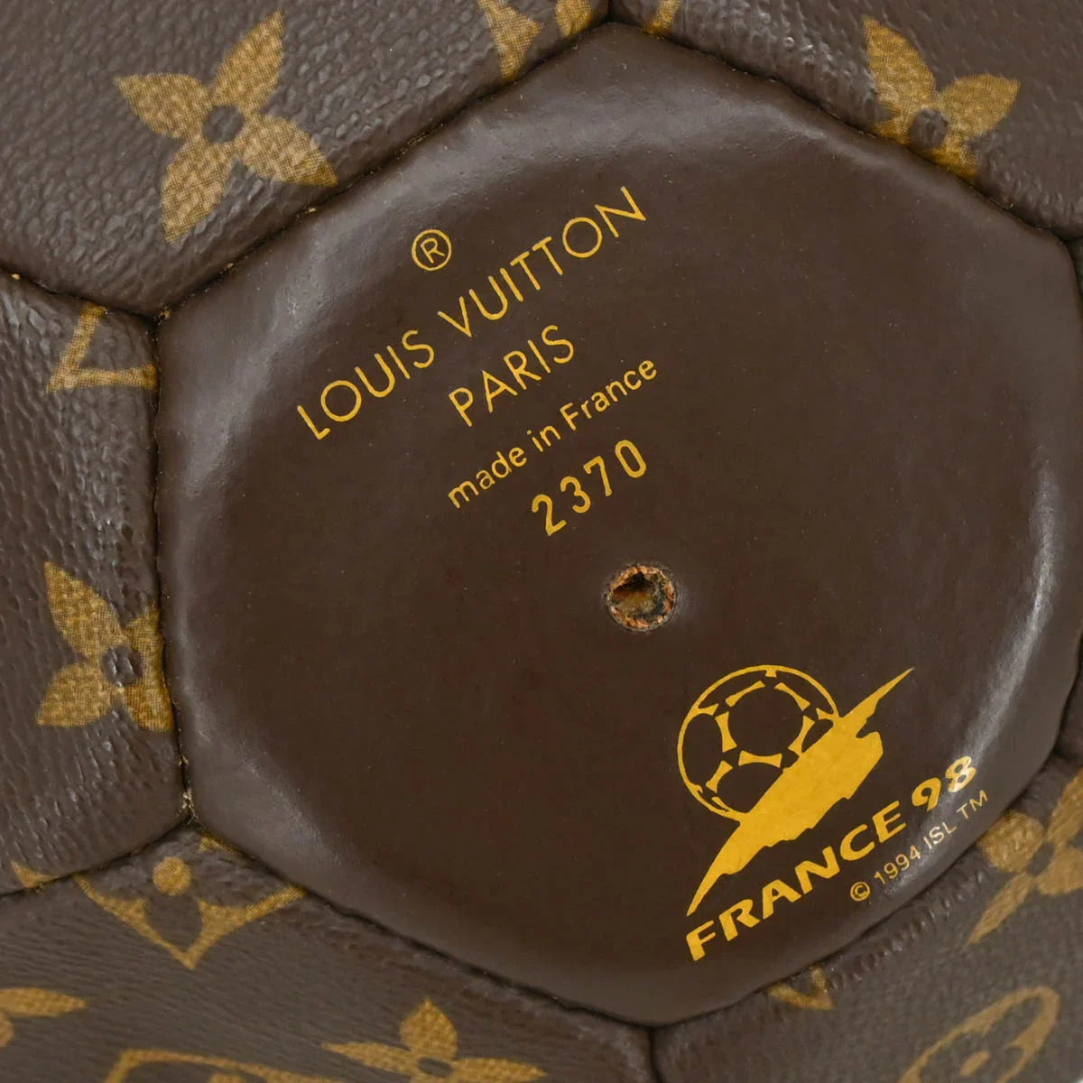 Louis Vuitton 1998 Monogram World Cup Memorial Soccer Ball Fashion Accessory