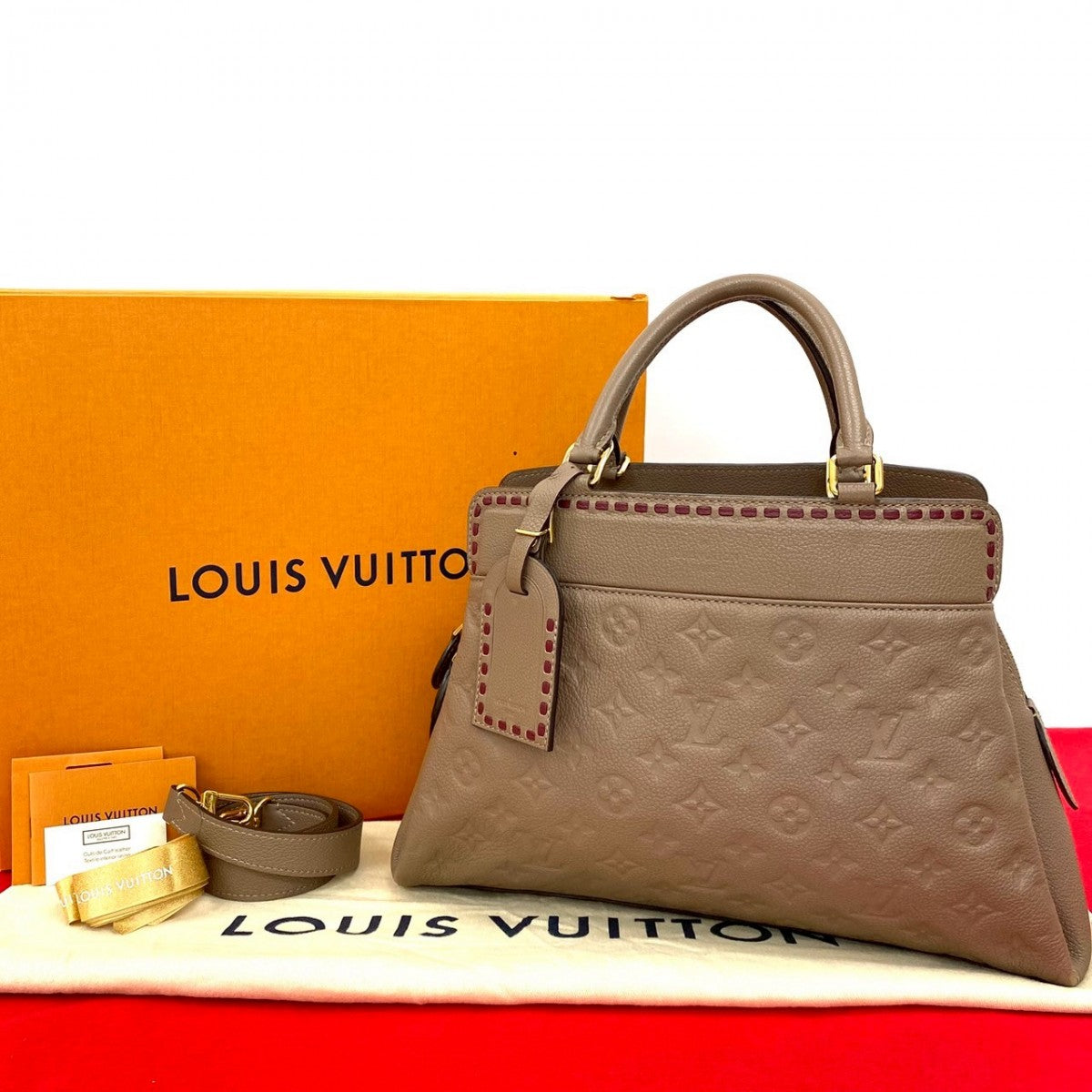 Louis Vuitton M43739 Ann Platt Ann Platt Monogram Beige Shoulder Bag