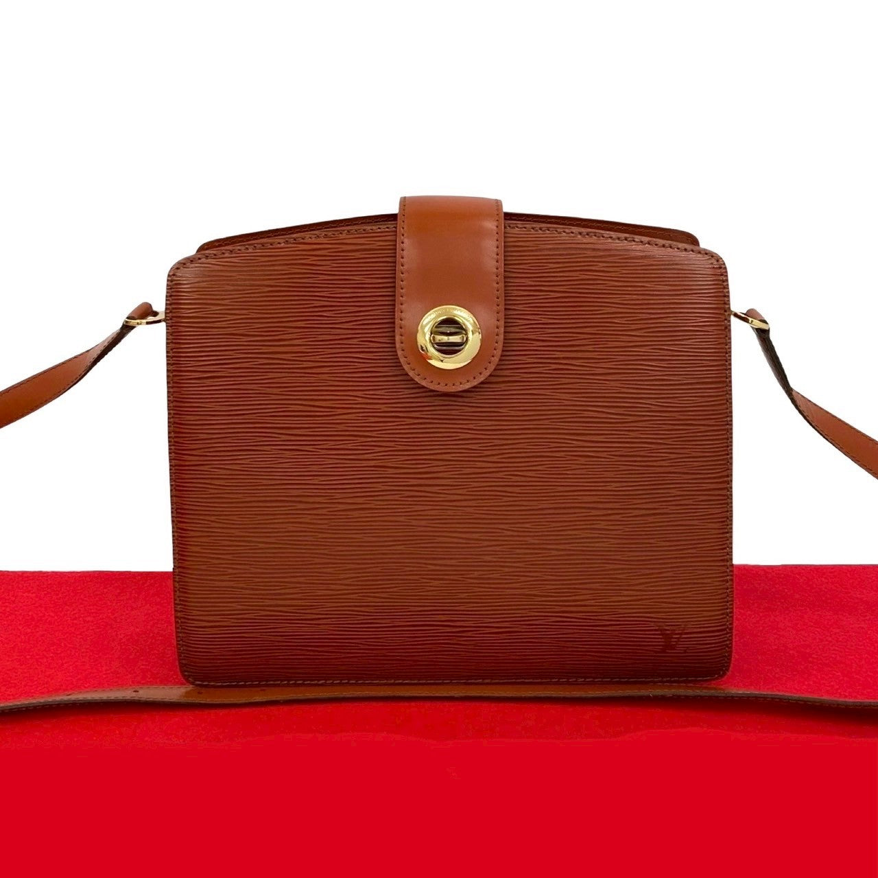 Louis Vuitton Epi Capuchin Leather Brown Hat