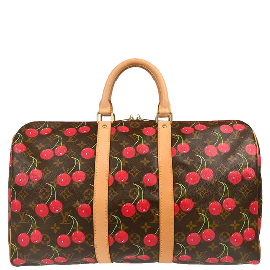 Louis Vuitton 2005 Monogram Cherry Keepall 45