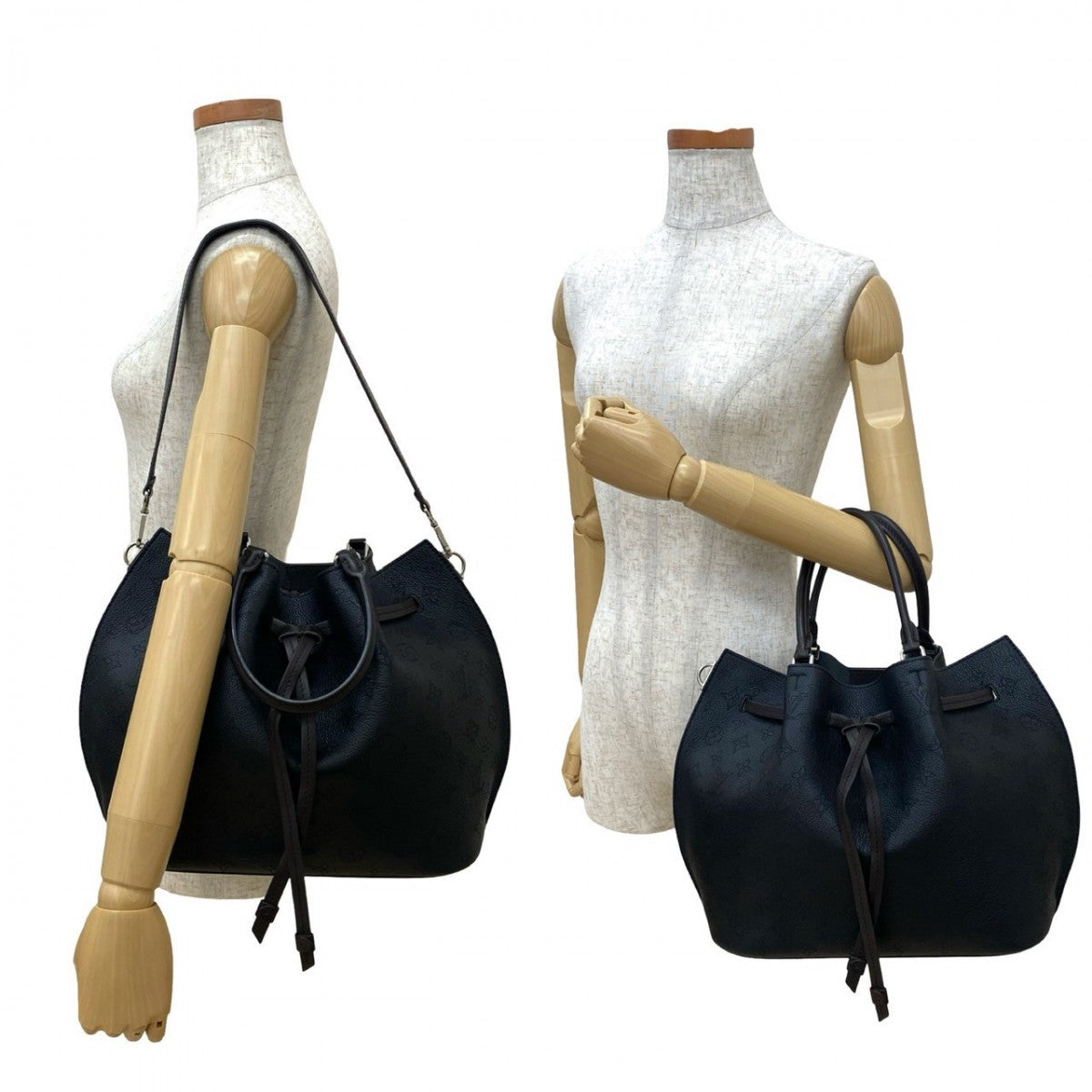 Louis Vuitton M54402 Mahina Giroratta Leather Black Shoulder Bag