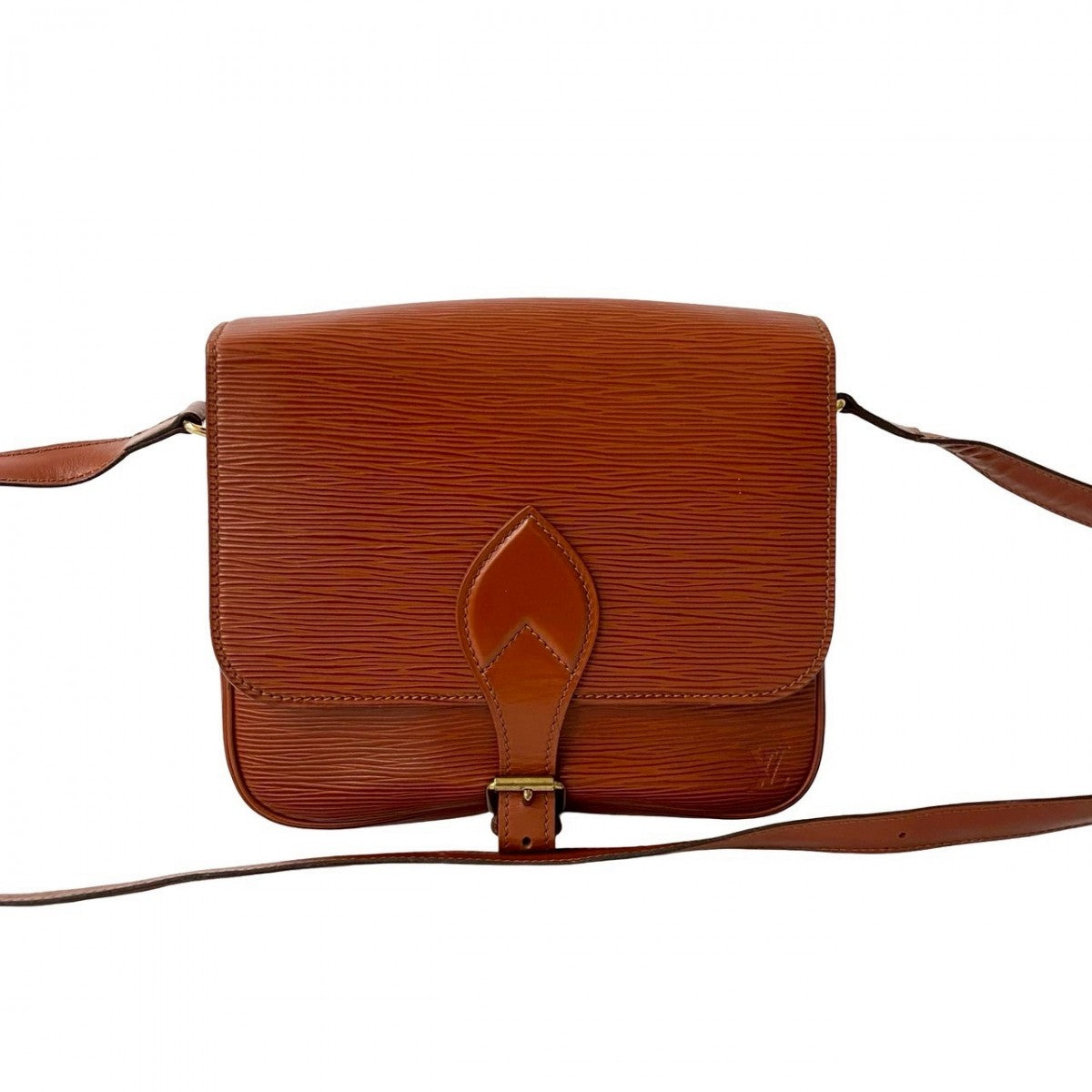 Louis Vuitton M52243 Epi Cartouchiere Leather Brown Shoulder Bag