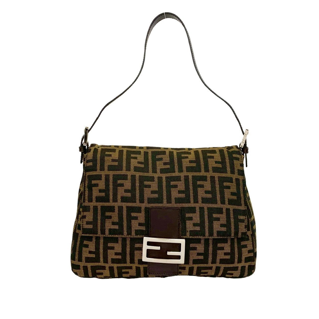 Fendi Shoulder Bag Mamma Canvas Brown Bucket 20250626Mna7 7