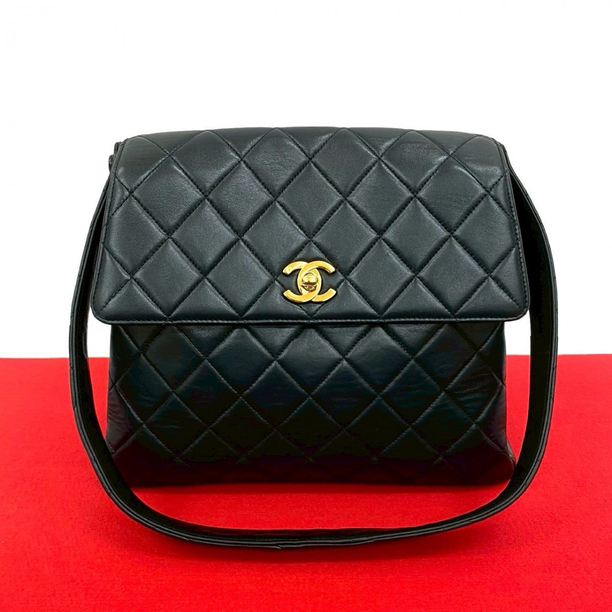 Chanel lambskin Matrasse Black Shoulder Bag 20250703Dkb6888836
