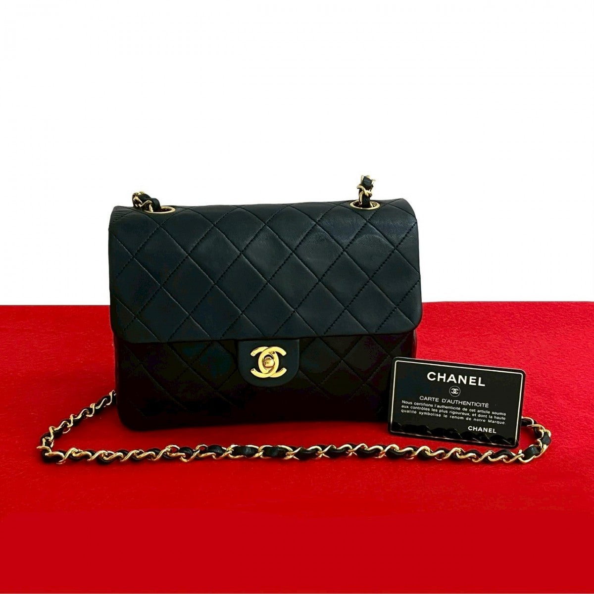 Chanel lambskin Matrasse Black Shoulder Bag 20250703Mnb126 7