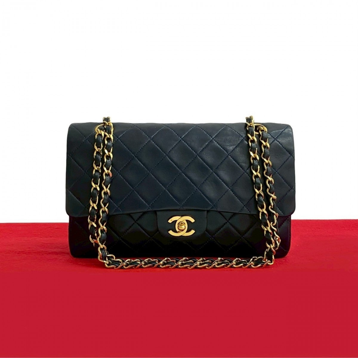 Chanel lambskin Navy Matrasse Shoulder Bag 20250703Mnb1415 5