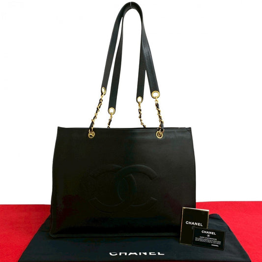 Chanel Matt caviar skin Black Tote Bag