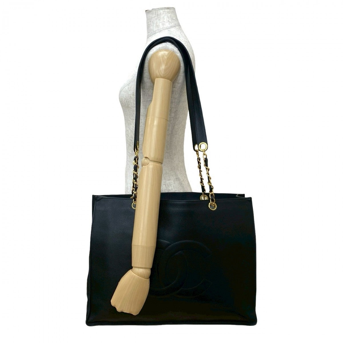 Chanel Matt caviar skin Black Tote Bag