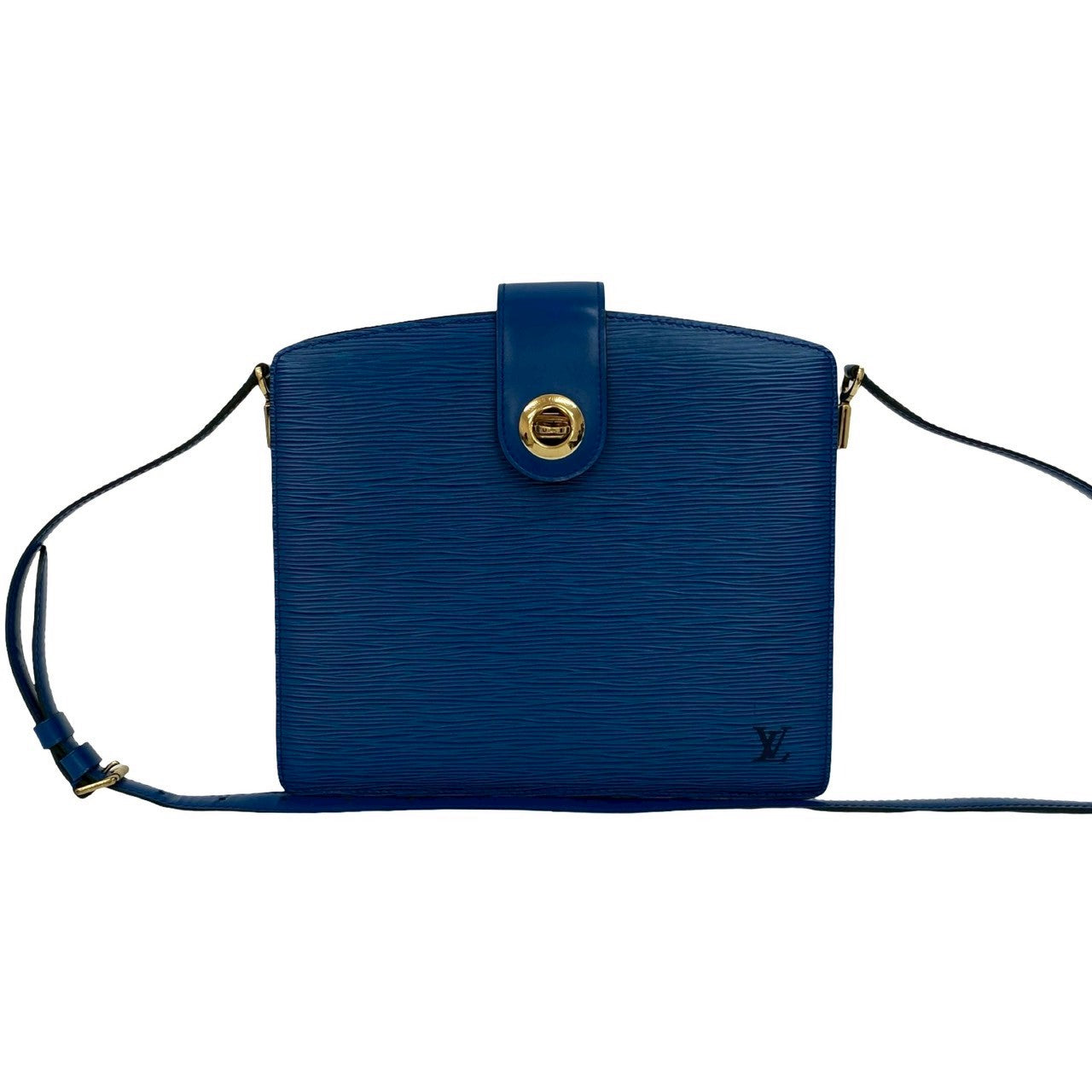 Louis Vuitton Epi Capuchin Leather Blue Hat