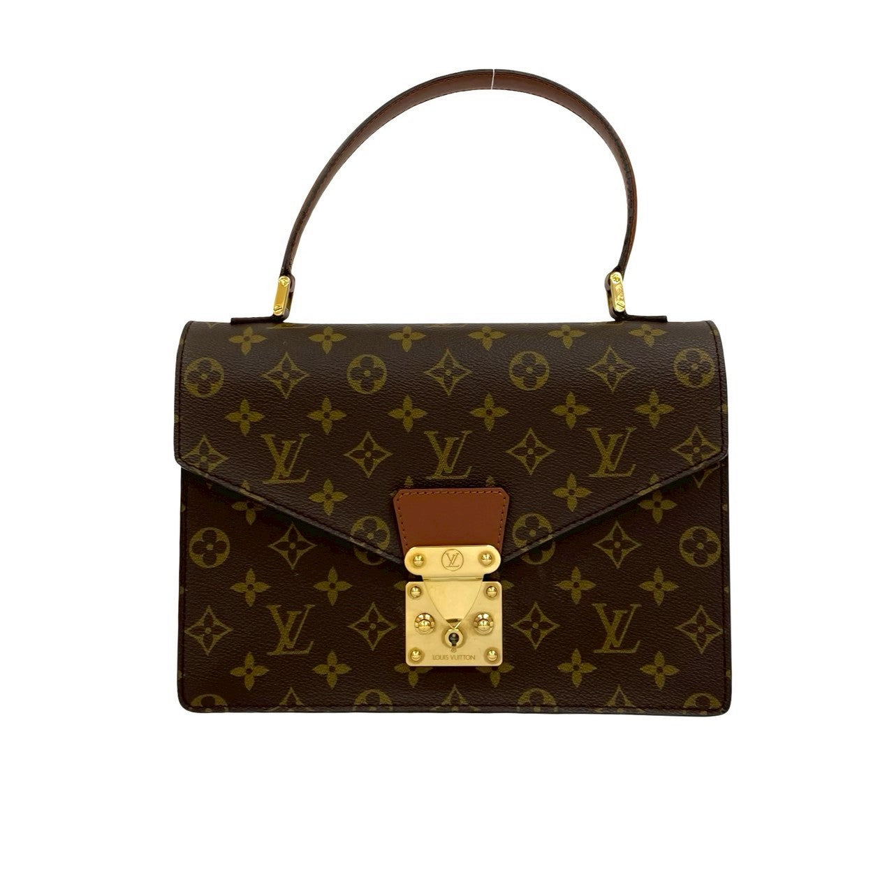 Louis Vuitton Concorde Monogram Leather Brown Handbag