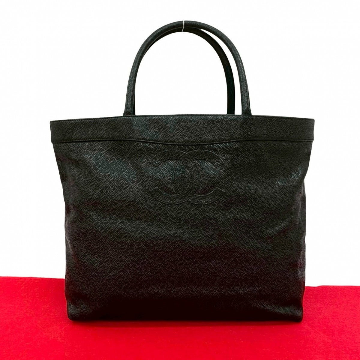 Chanel Matt caviar skin Black Tote Bag 20250704Pgb18 10