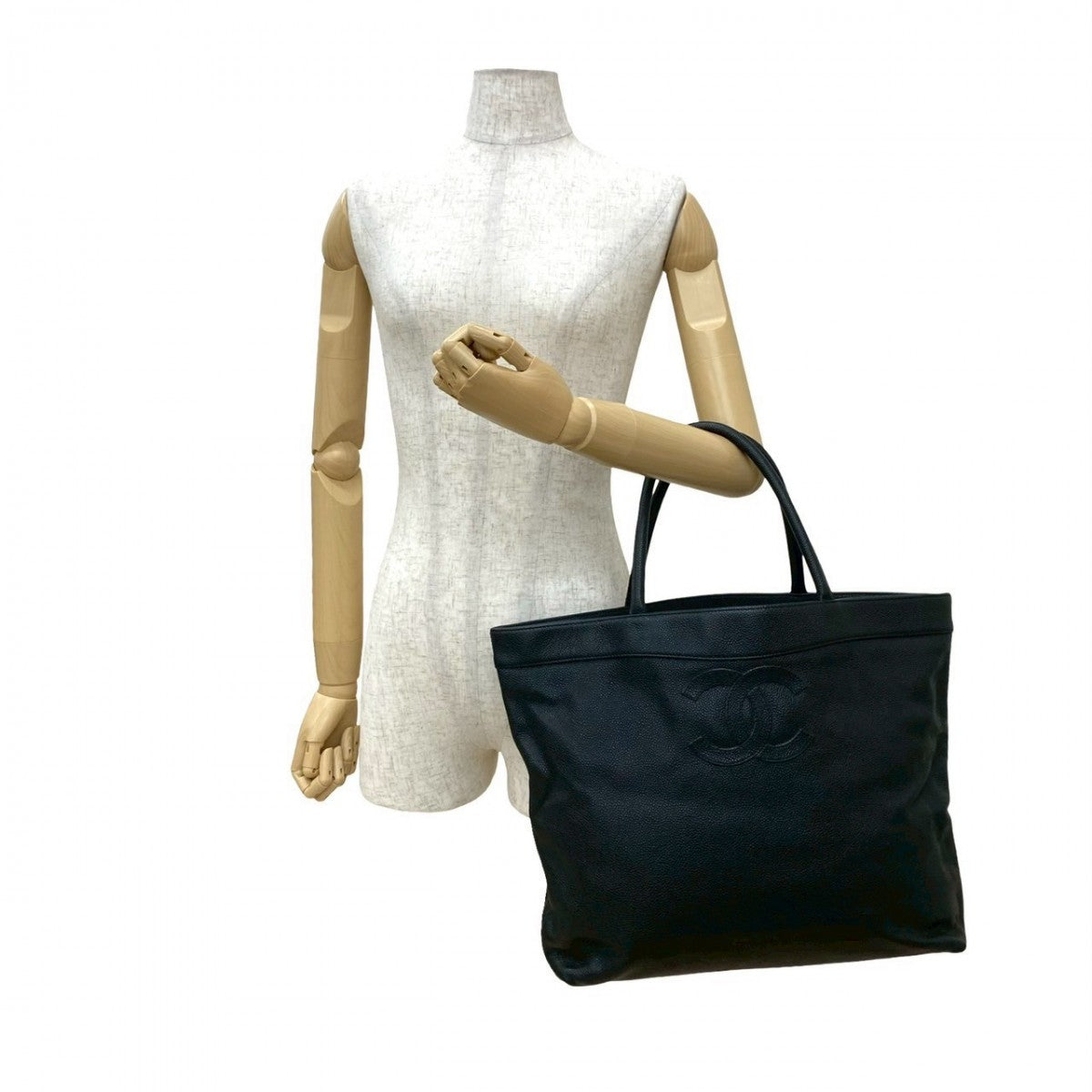 Chanel Matt caviar skin Black Tote Bag 20250704Pgb18 10