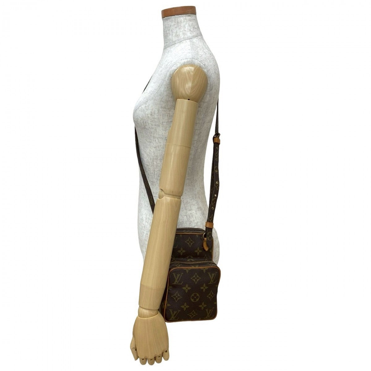 Louis Vuitton Amazone Monogram Leather Brown Shoulder Bag