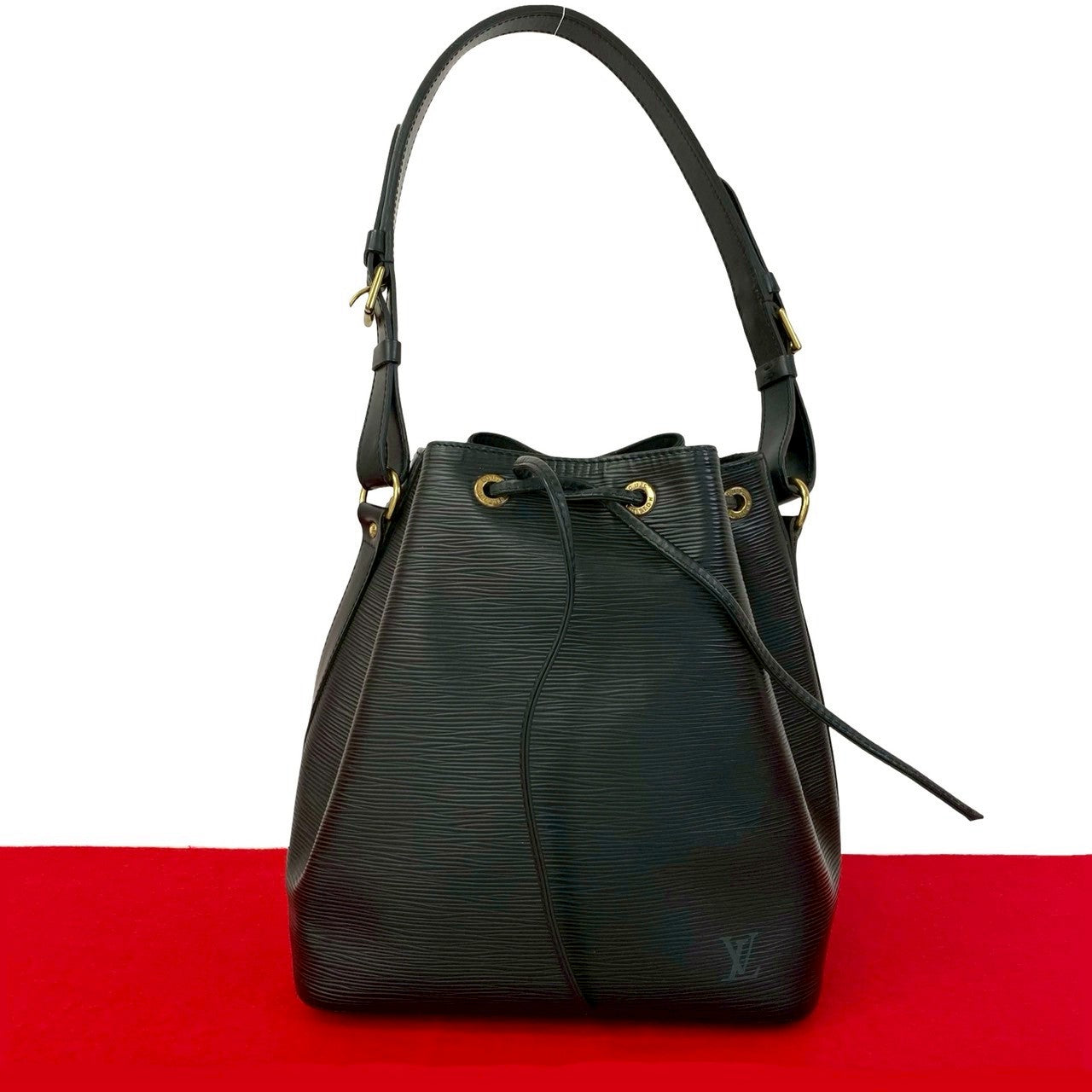 Louis Vuitton Epi Petit Noe Leather Black Shoulder Bag 20250715Jpb186 7
