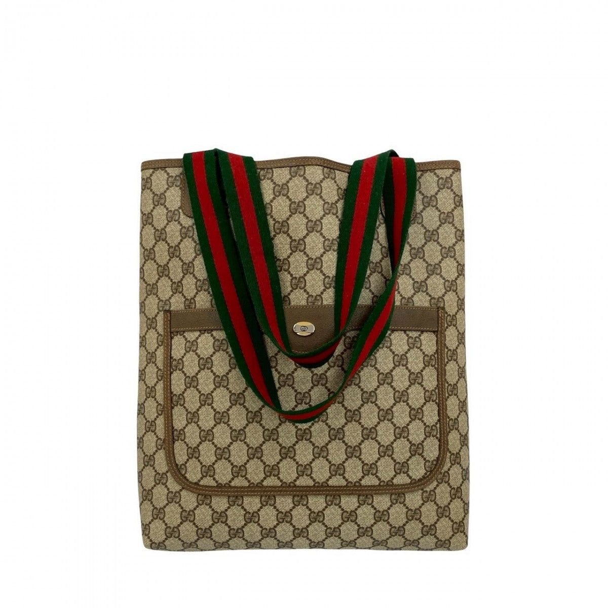 Gucci Sherry line Leather Brown Tote Bag 20250715Jpb283 3