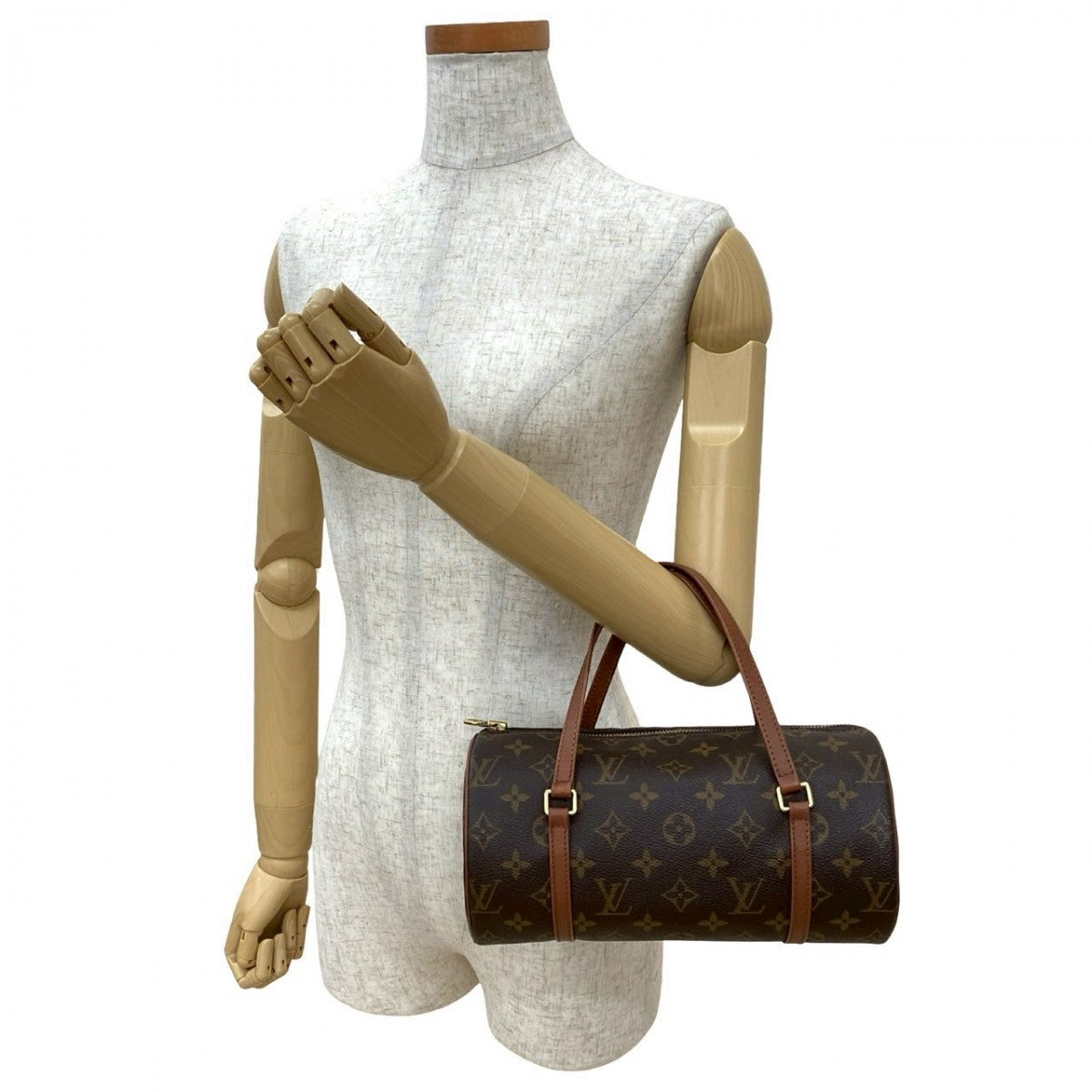 Louis Vuitton Papillon Monogram Leather Brown Handbag