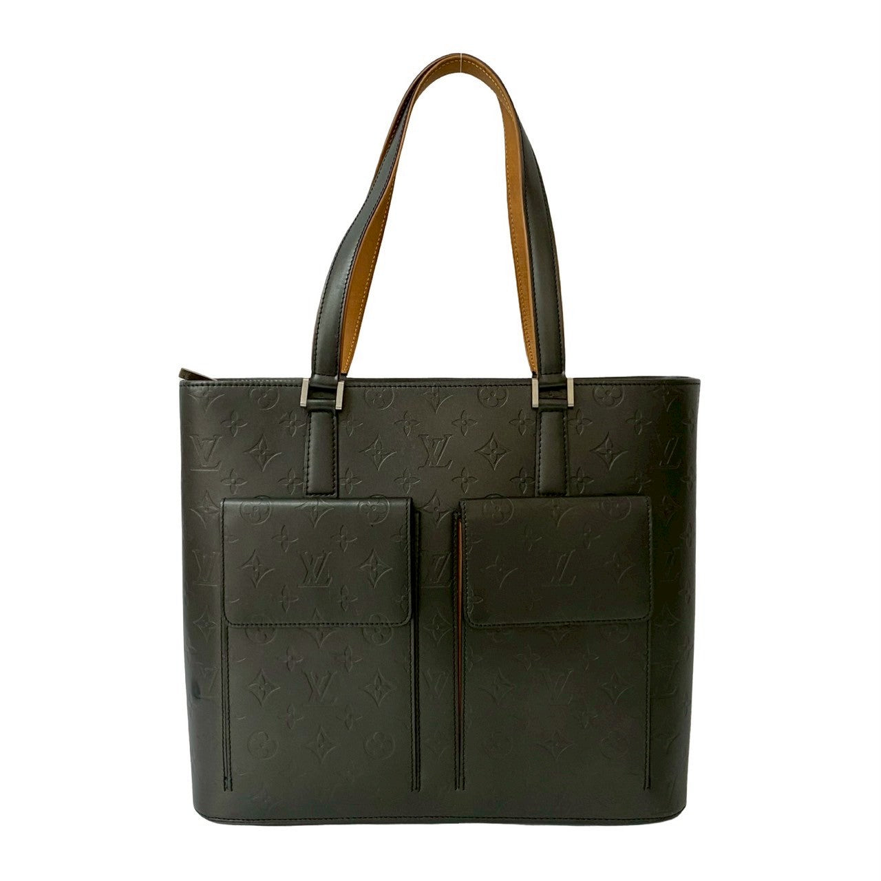 Louis Vuitton mat Willwood Monogram Leather Black Tote Bag