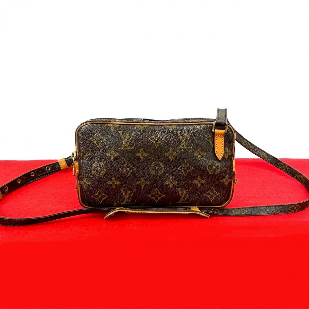Louis Vuitton marly bandouliere Monogram Leather Brown Shoulder Bag