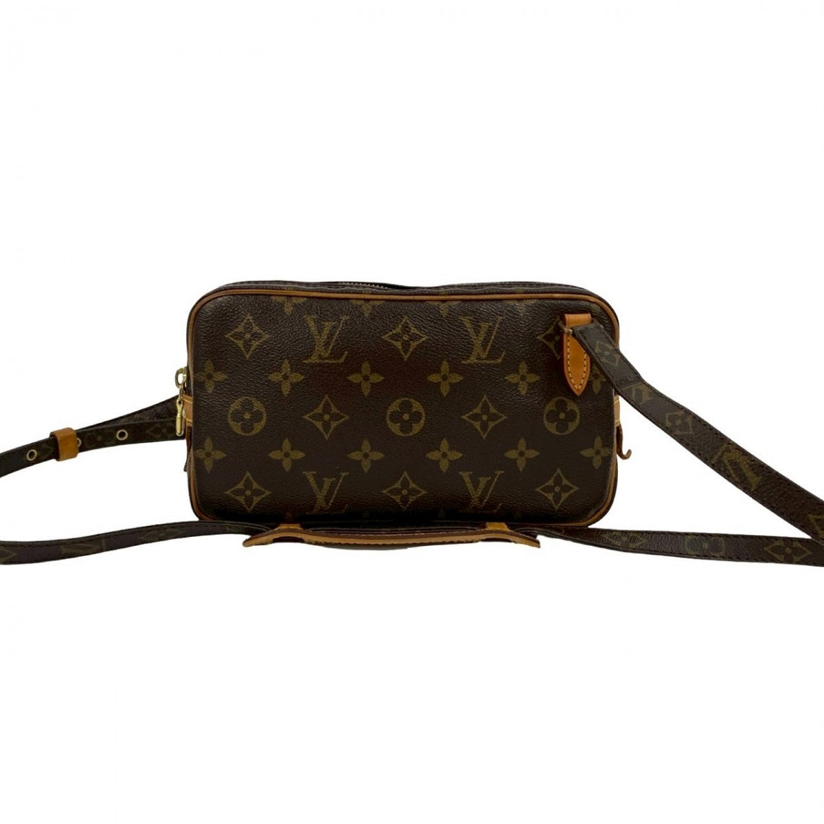 Louis Vuitton marly bandouliere Monogram Leather Brown Shoulder Bag