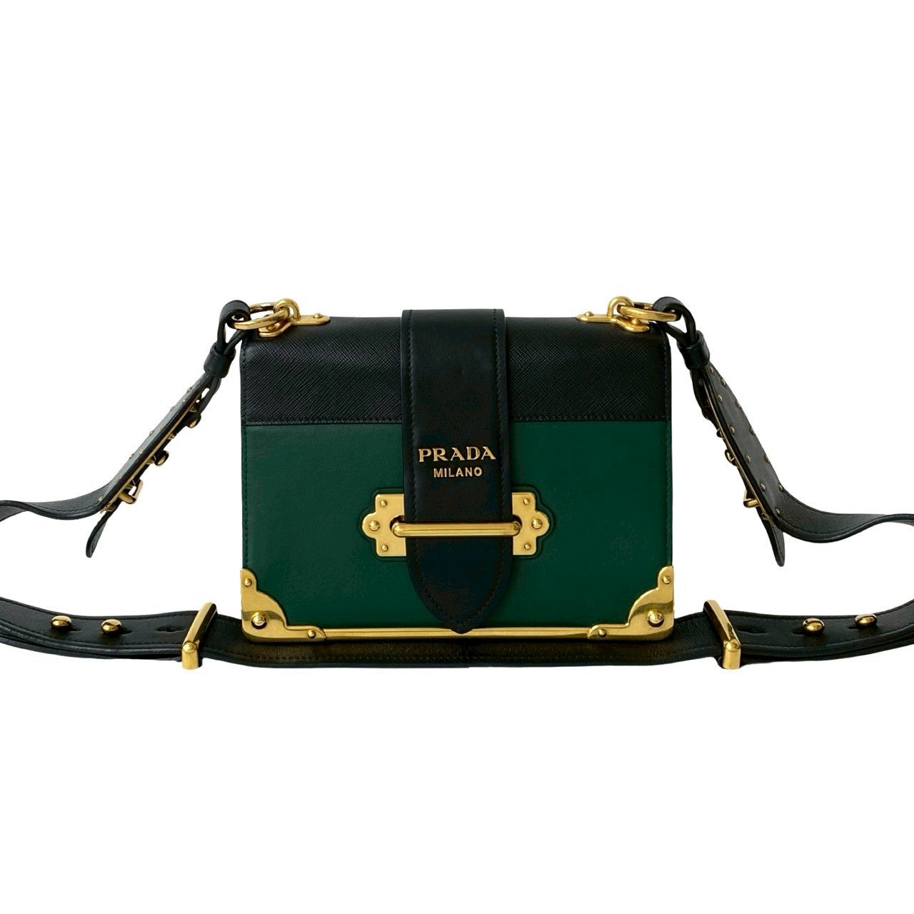 Shoulder Bag Kaye Leather Green