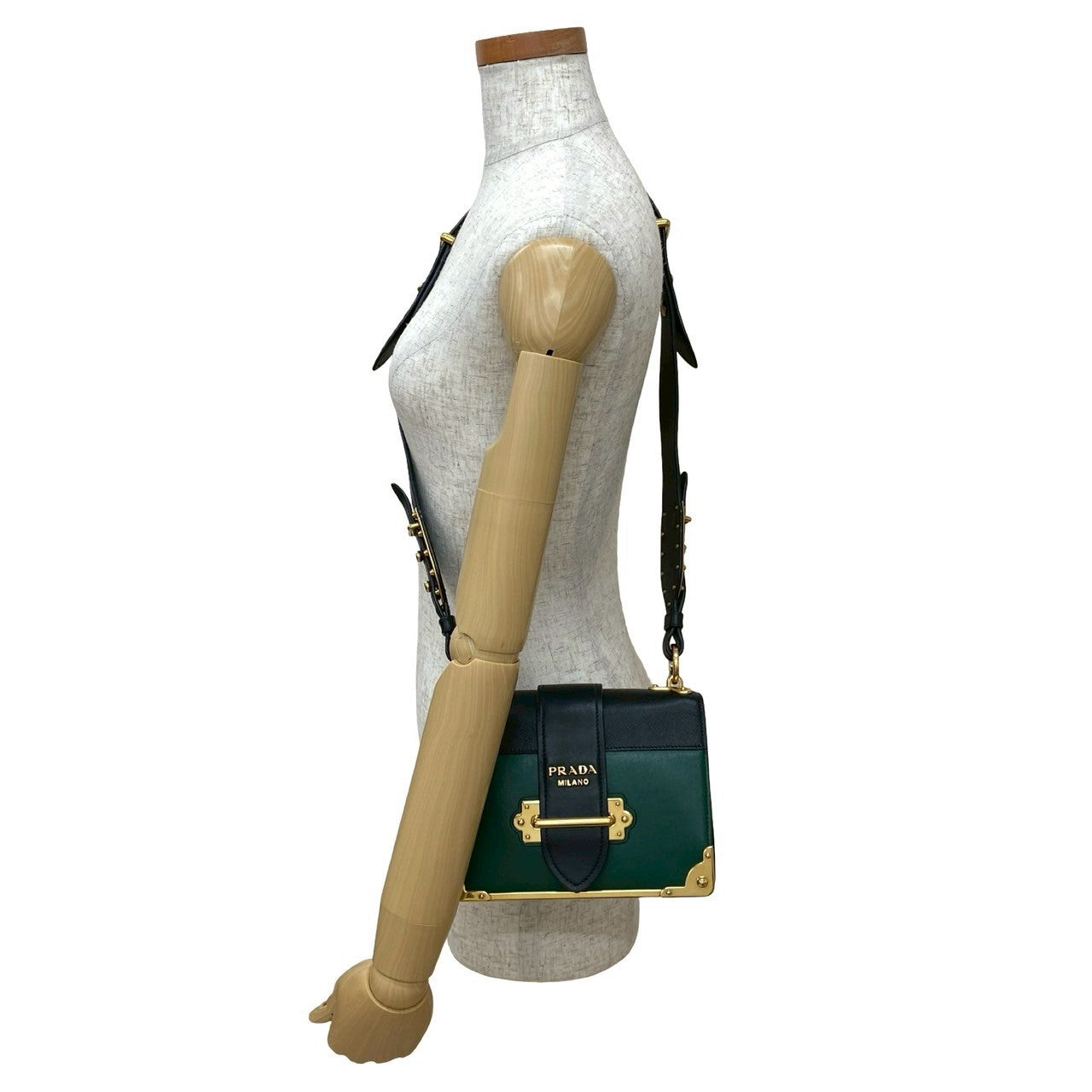 Shoulder Bag Kaye Leather Green