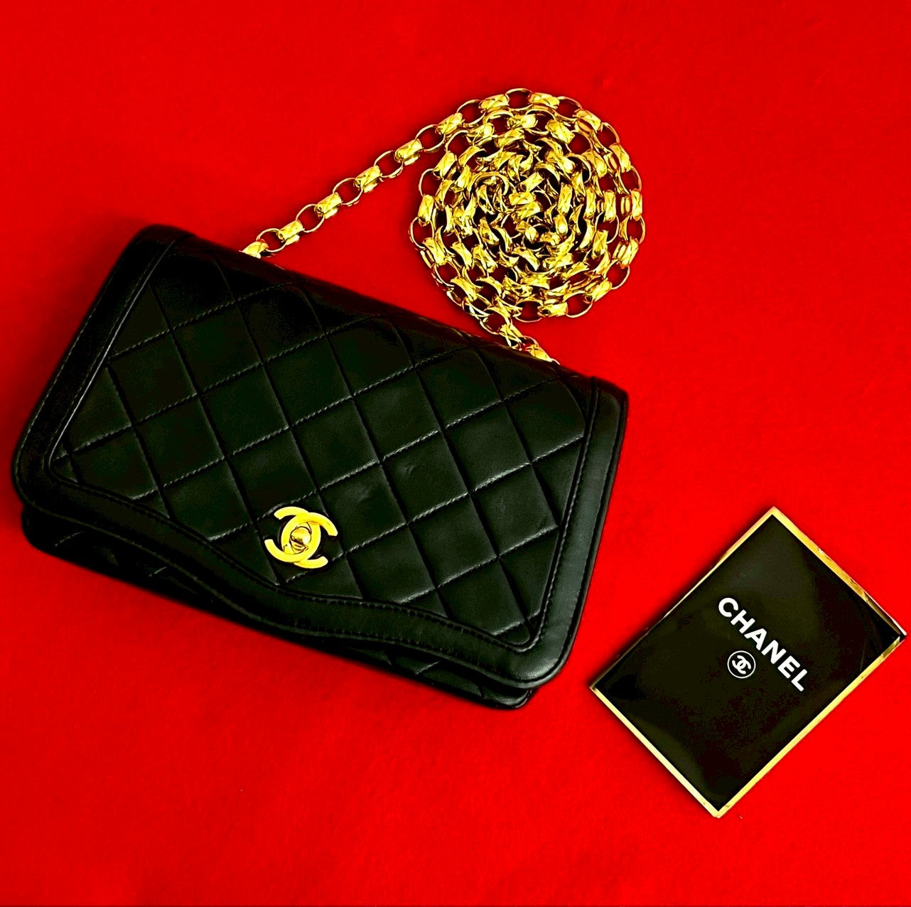 Chanel lambskin Matrasse Black Shoulder Bag 202507229Jpb417 10