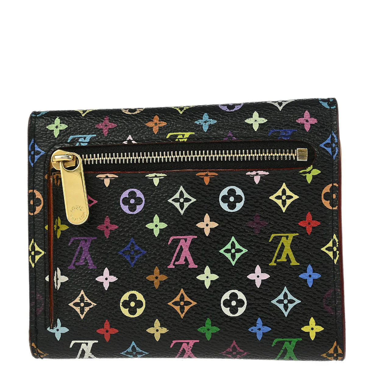 Louis Vuitton 2005 Black Multicolor Portefeuille Koala Wallet