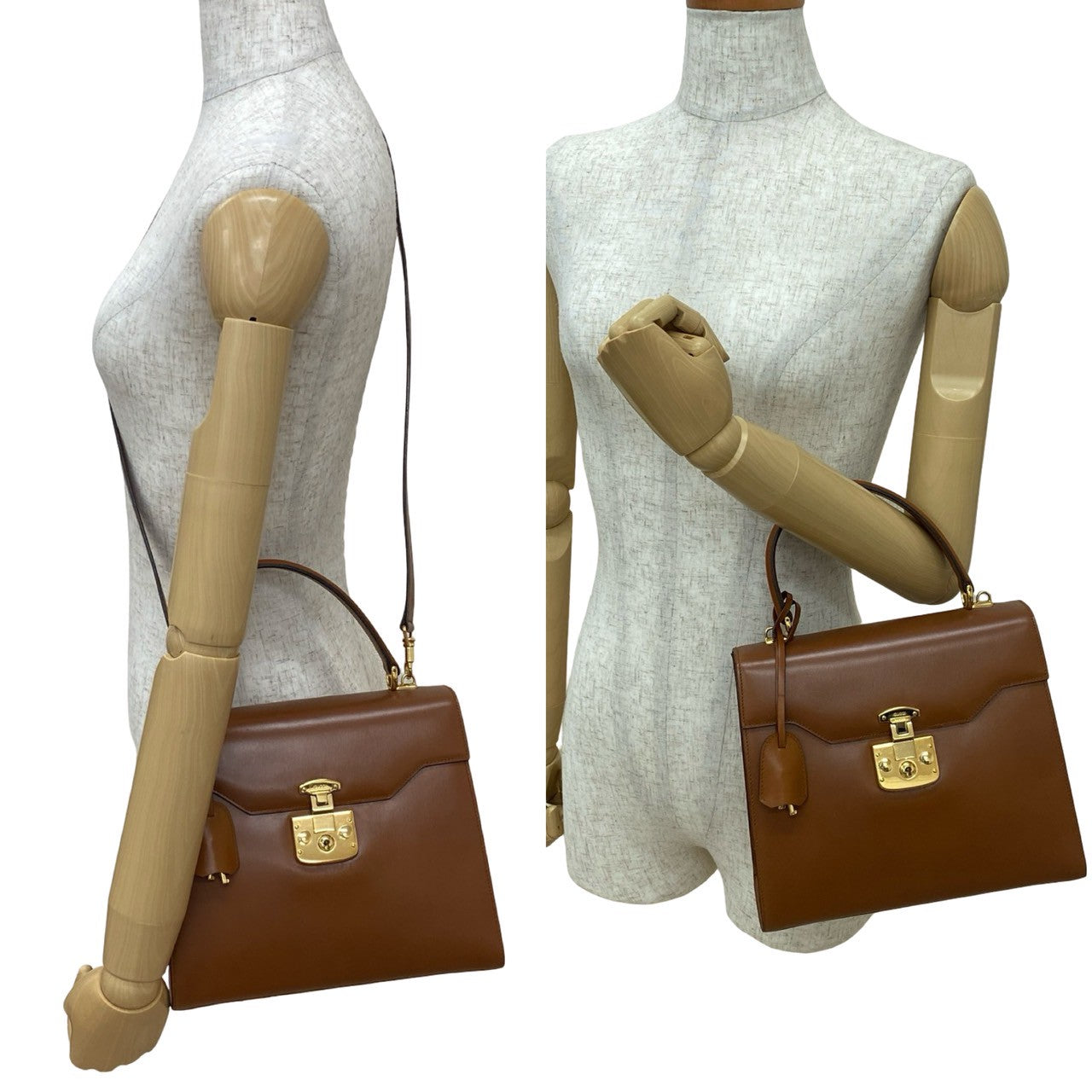 Gucci 20250815Jpc281 1 Calfskin Brown Shoulder Bag