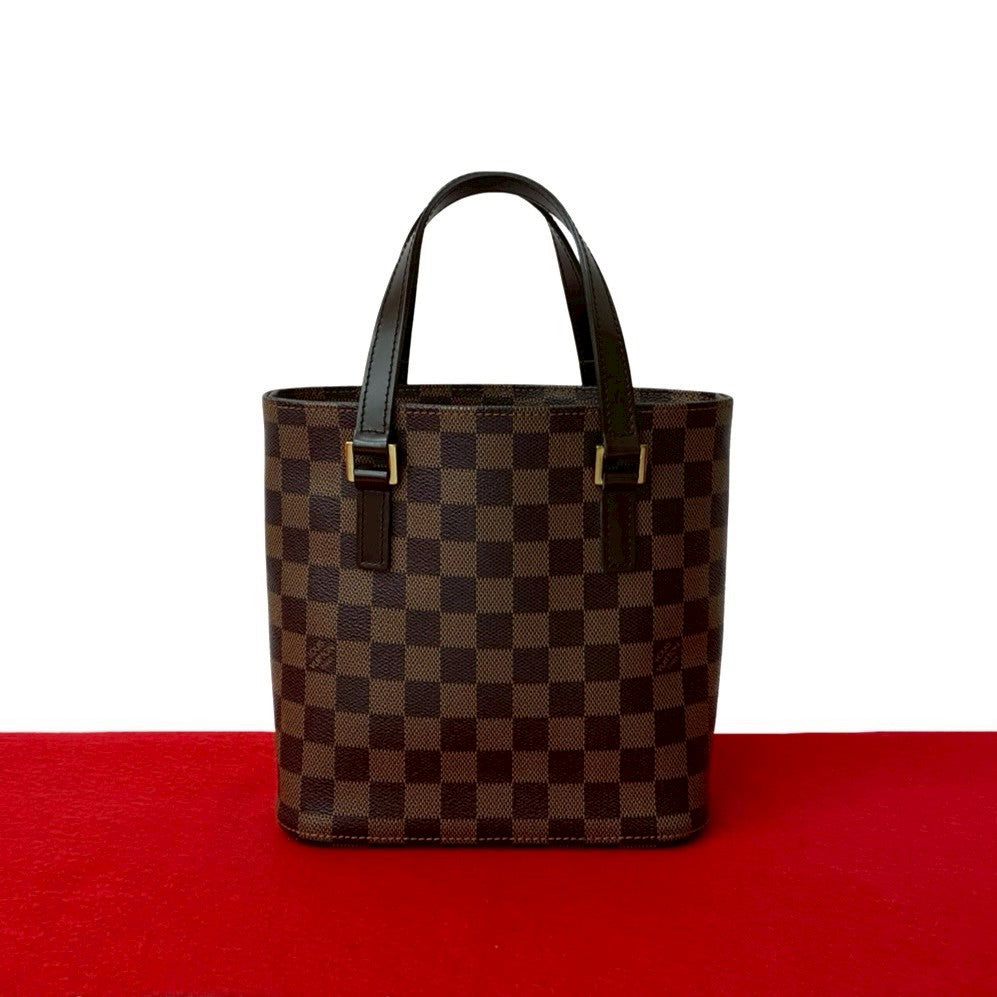 Louis Vuitton Damier VavinPM Leather Brown Handbag