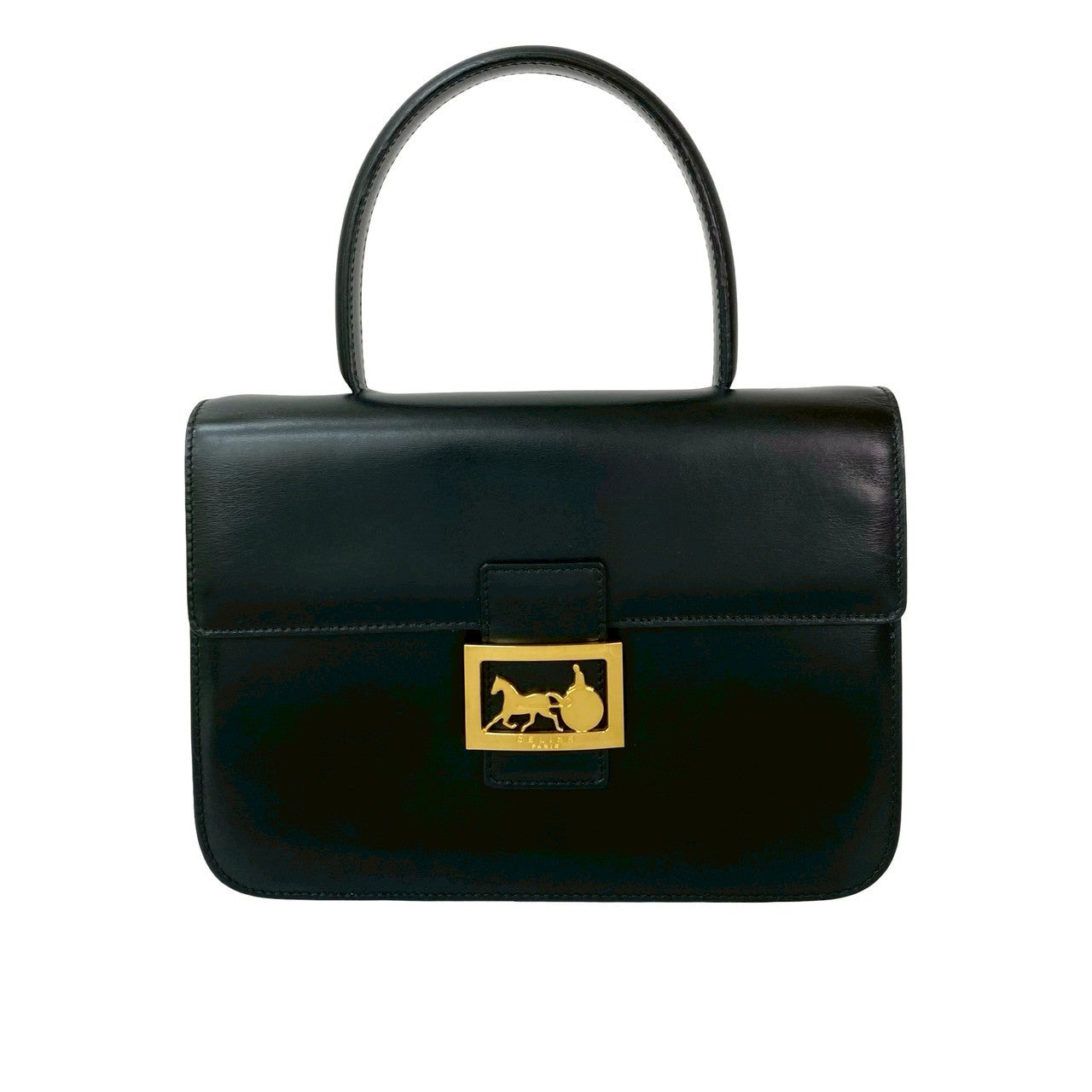 Calfskin Black Travel Bag