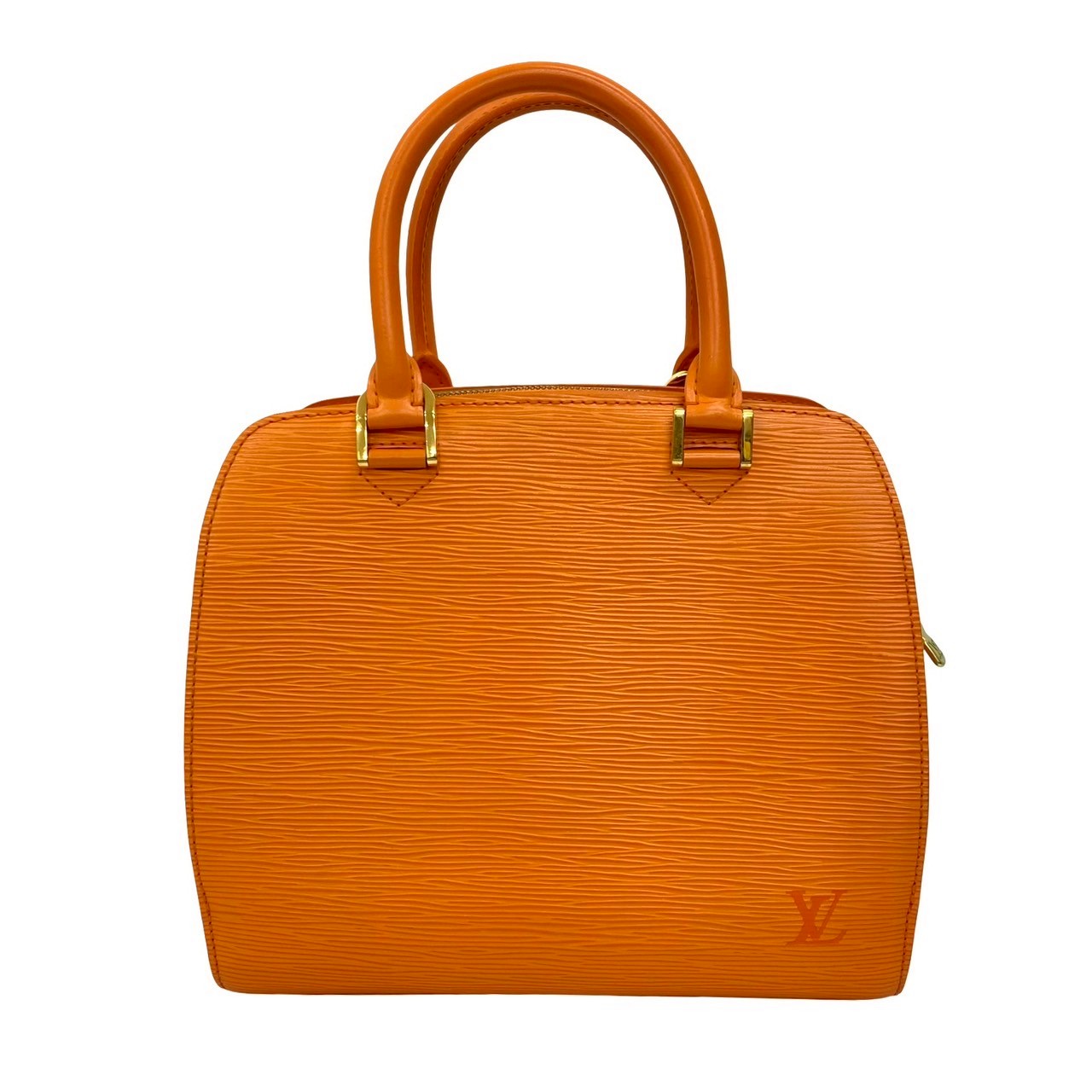 Louis Vuitton Epi Ponneuf Leather Orange Handbag