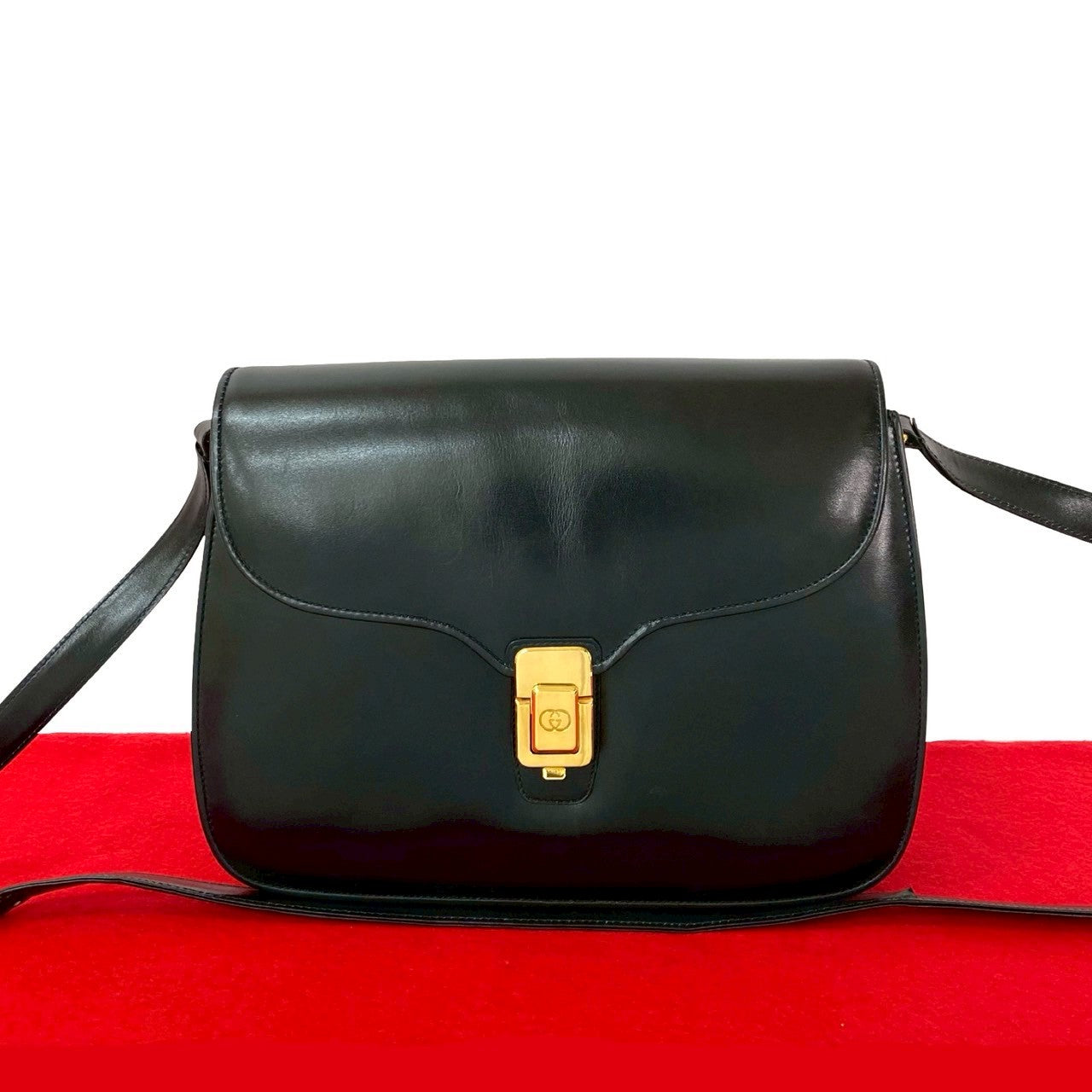 Gucci 20250821Mnc58 4 Calfskin Black Shoulder Bag