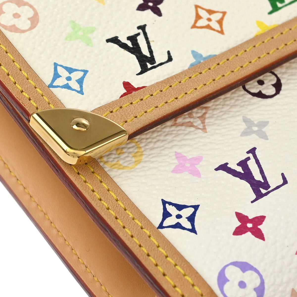 Louis Vuitton 2004 Multicolor Porte Tresor International Wallet Style 3